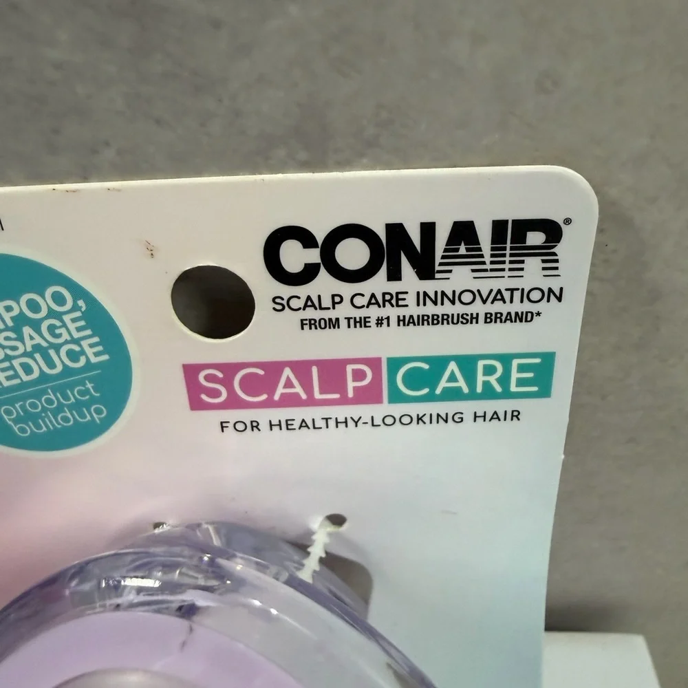 🩷5/$10🩷 Conair Scalp Care Shampoo Massage Brush in Light Purple